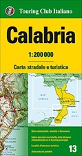 CALABRIA, ROAD AND TOURIST MAP (ENGLISH, SPANISH, FRENCH, By Touring Club NEW