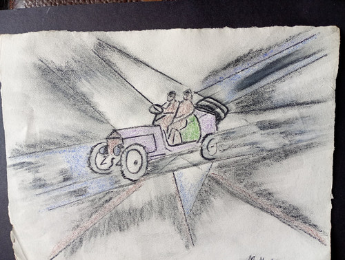 Disegno futurista auto - futurista, da