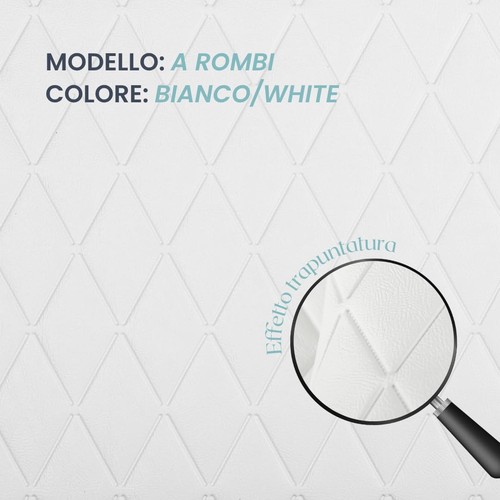Ecopelle nautica bianca - ecopelle, per