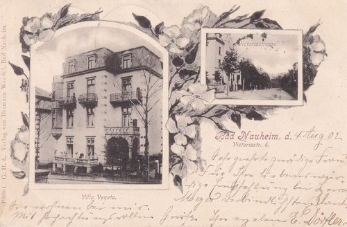 Cartolina bad nauheim - cartolina, villa