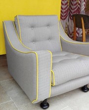 Poltrona modernariato completamente rifatta.