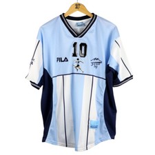 2001 Argentina Diego Maradona Testimonial Maglia #10 L (Top)  SHIRT MAILLOT TRIK