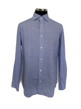 LUIGI BORRELLI CAMICIA VINTAGE UOMO SHIRT MEN JHC705