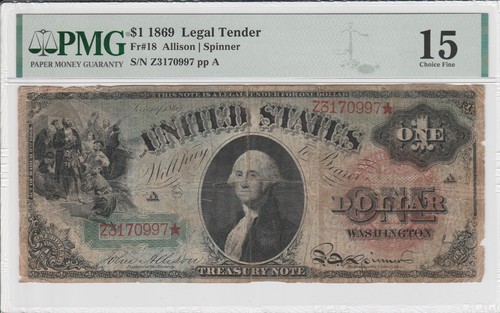 United states dollar 1869 - states,,