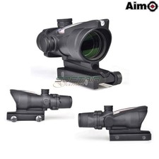 Acog 4x32 Scope Red Fiber Black Aim-o (ao1002-bk)