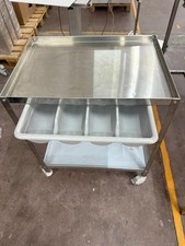 CARRELLO MEDICO SERVITORE IN ACCIAIO INOX