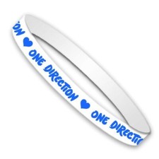Bracciale in gomma ONE DIRECTION - taglia unica - prodotto ufficiale