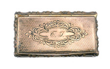 TABATIERE ARGENT POINCON