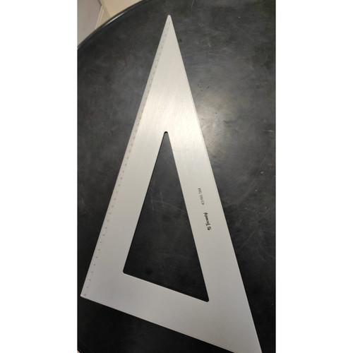 Squadra alluminio 60 gradi - -,