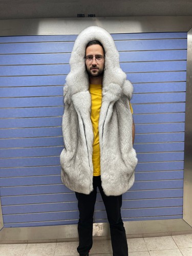 Gilet volpe blu - gilet,
