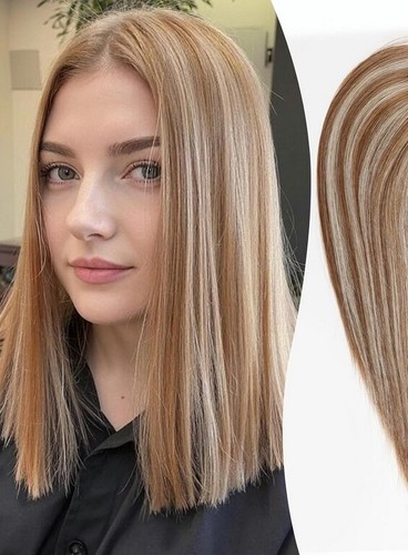 Parrucca corta marrone cenere