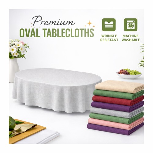 Tovaglia ovale rettangolare