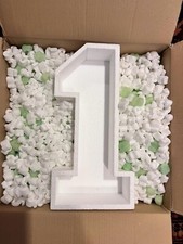 Numero Di Polistirolo Primo Compleanno 25 X 50 Cm No.1