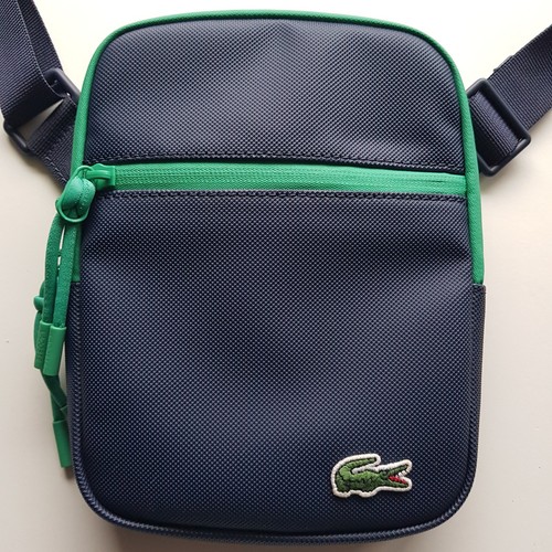 Sacoche bleu marine lacoste - bleu,