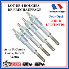 4 BOUGIE DE PRÉCHAUFFAGE OPEL ASTRA F CORSA VECTRA 1.5 D 1.5 TD 1.7 D 1.7 TD