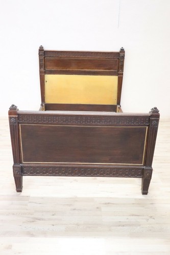 Letto antico noce massello - antico,