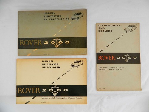 Rover 2000 1964 - set, libretti