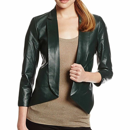 Blazer donna pelle - , lungo