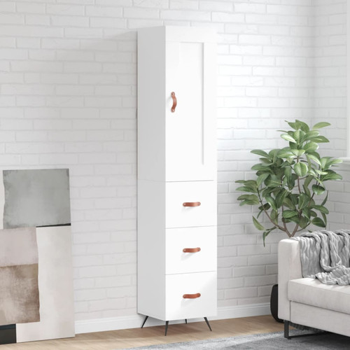 Credenza bianca 5x34x180 cm - 34,5x34x180,