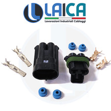 CONNETTORE 2 POLI PIN TENUTA