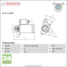 Motorino di Avviamento Bosch