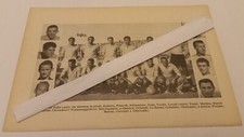 LAZIO squadra foglio/pagina tratto da Almanacco Calcio Rizzoli 1958