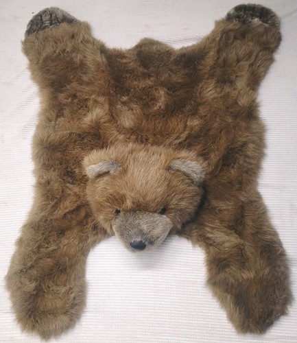 Tappeto orso nero peluche