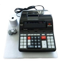 Olivetti Logos 912 Calcolatrice  PROFESSIONALE + Nastro Colore Omaggio