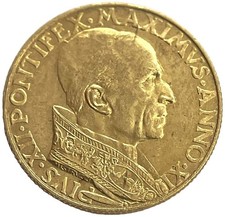 MONETA ORO 1949 CITTÀ DEL