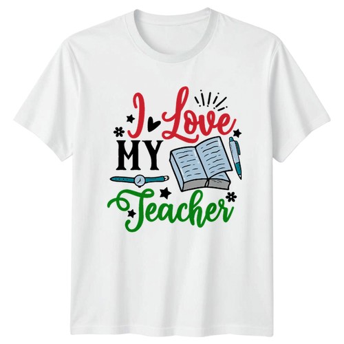 Maglietta love teacher - maglietta,