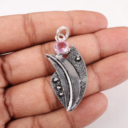 Pietra morganite tonda argento - pietra,
