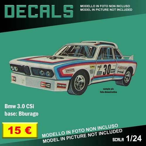 Decals repro bmw csi cs - repro, 3.0
