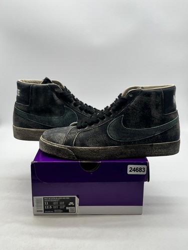 Nike blazer mid faded black - nike, 11