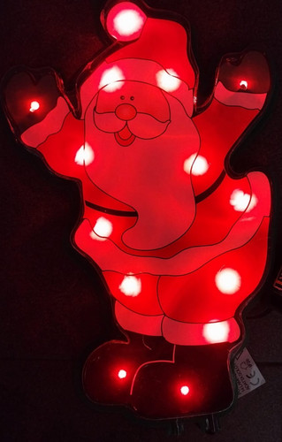 Babbo natale luminoso - natale,