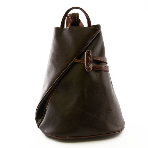 Genuine leather backpack - backpack, for