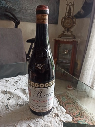 Bottiglia vino vuota barolo - vino,