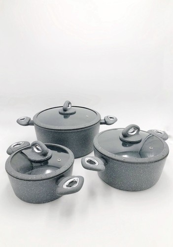 Set pezzi casseruole pietra - pezzi,