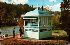 TELL CITY PIÙ ANTICA CASA PILOTA DI BATTELLI A VAPORE OHIO FIUME MARIETTA OHIO CARTOLINA B7