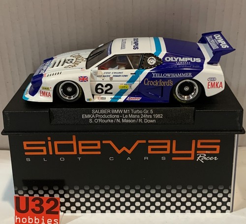 Slot car racer sideways - slot,
