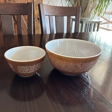 Vintage Pyrex WOODLAND Ciotole