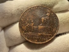 Francia, 5 decimes, rigenerazione, 1793 / L'AN 2, metà VF, patina scura maculata. RARO