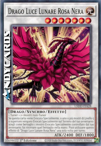Drago luce lunare - drago, rosa