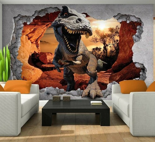 Fotomurale foro nel - foro, 3d