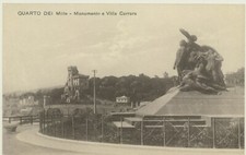 QUARTO DEI MILLE -GENOVA -MONUMENTO E VILLA CARRARA