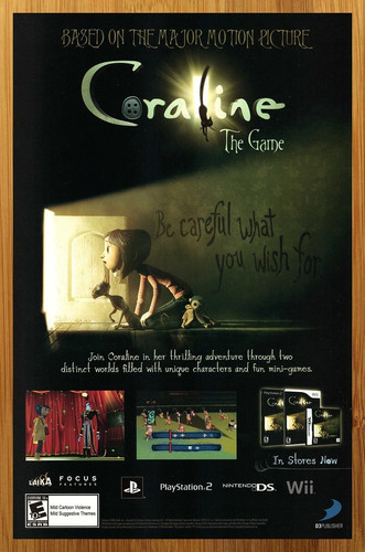 2008 coraline playstation - coraline,