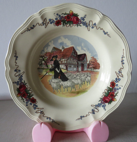 Assiette creuse faienceries