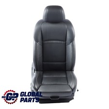 BMW F10 F11 LCI Riscaldato Sedile Anteriore Destro Pelle Nero Cucitura Esclusiva