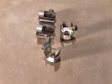 4 REGGIMENSOLE IN CRISTALLO  S0AZIO PER VETRO- CRISTALLO 1,3 CM