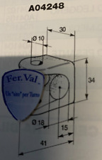 SUPPORTO PER CERNIERA POSTERIORE PER RIMORCHI AGRICOLI CODICE A04248