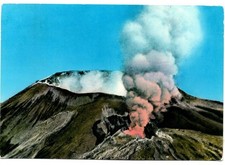 Cartolina 2511. Sicilia. Catania. Etna. Il cratere centrale. Viaggiata 1967